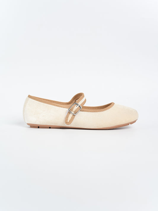 Nikki Ballerina Suede Flats