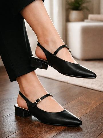 Whitney Strap Mid Heels