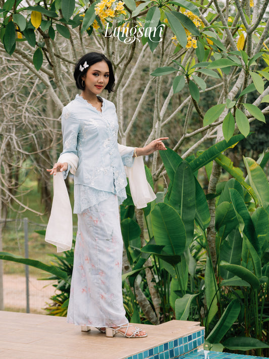 Youna Ribbon Glitter Heels