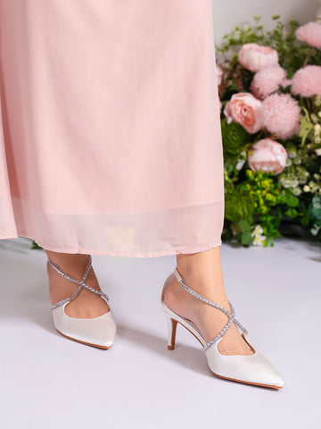 Irene Glitter Strap Heels