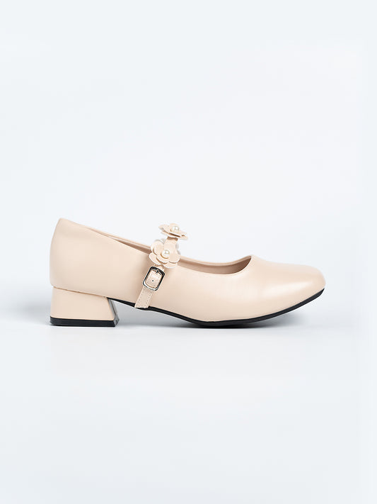 Gigy Flower PU Ballerina Flats