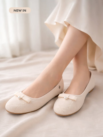 Harper Suede Bow Flats