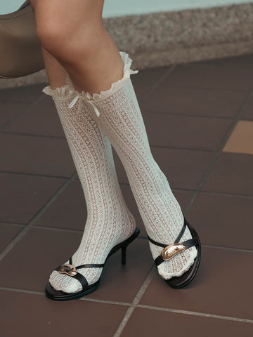Leah Medallion Heel Mules