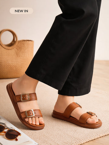 Rain Double Strap Sandals