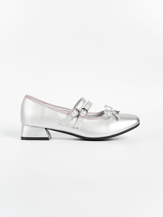 Ruby Ribbon Mid Heels