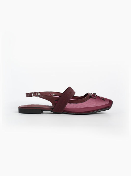 Brynn Ribbon Slingback Flats